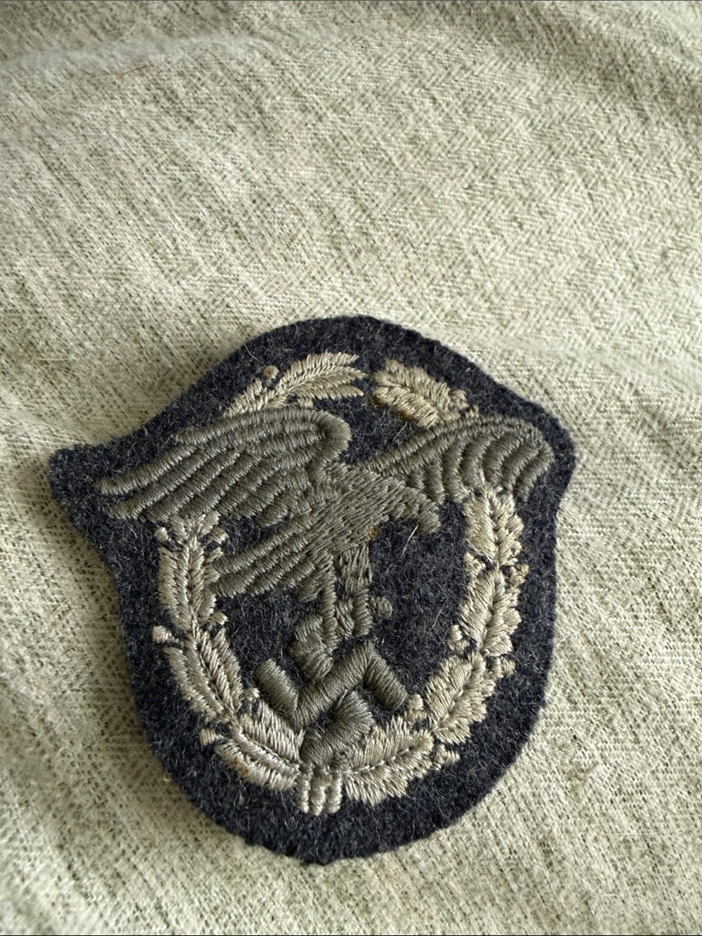 WWII German Observers Cloth Badge